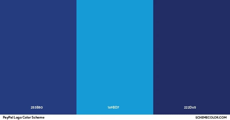 Paypal color palette 